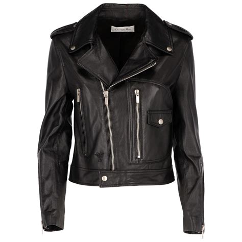 dior leather jacket women